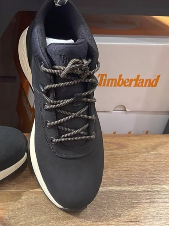 TIMBERLAND MEN\'S MID LACE SNEAKER BLACK NUBUCK W BLACK  BOOT A277E-EQ4 ALL SIZES main image 7